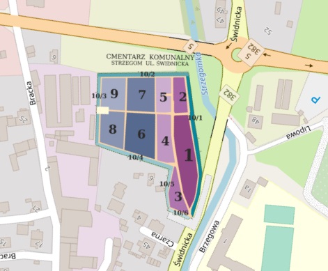 Obraz przedstawiający Cmentarz ul.Świdnicka