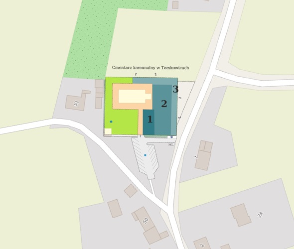 Obraz przedstawiający Cmentarz w Tomkowicach
