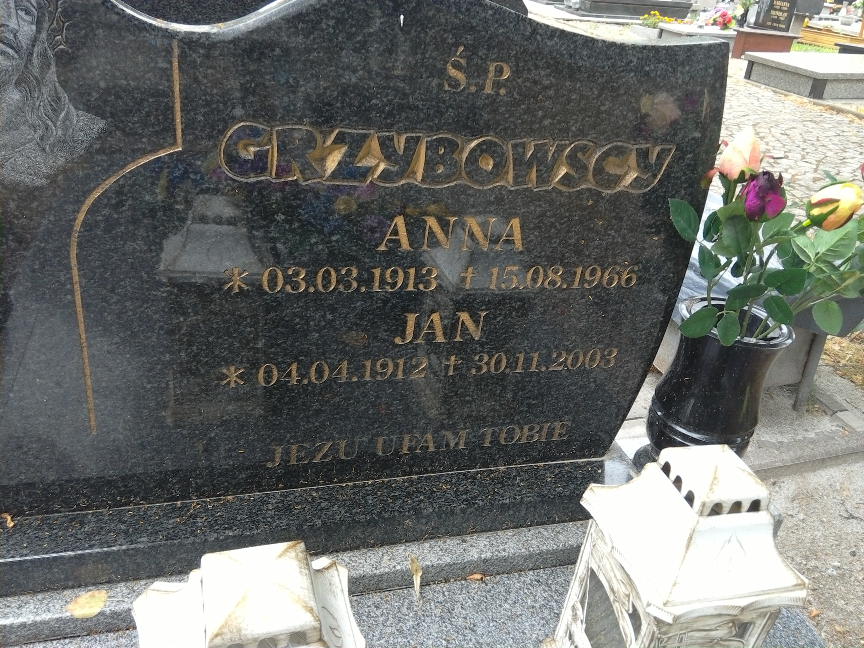 Jan Grzybowski 1912 Strzegom - Grobonet - Wyszukiwarka osób pochowanych