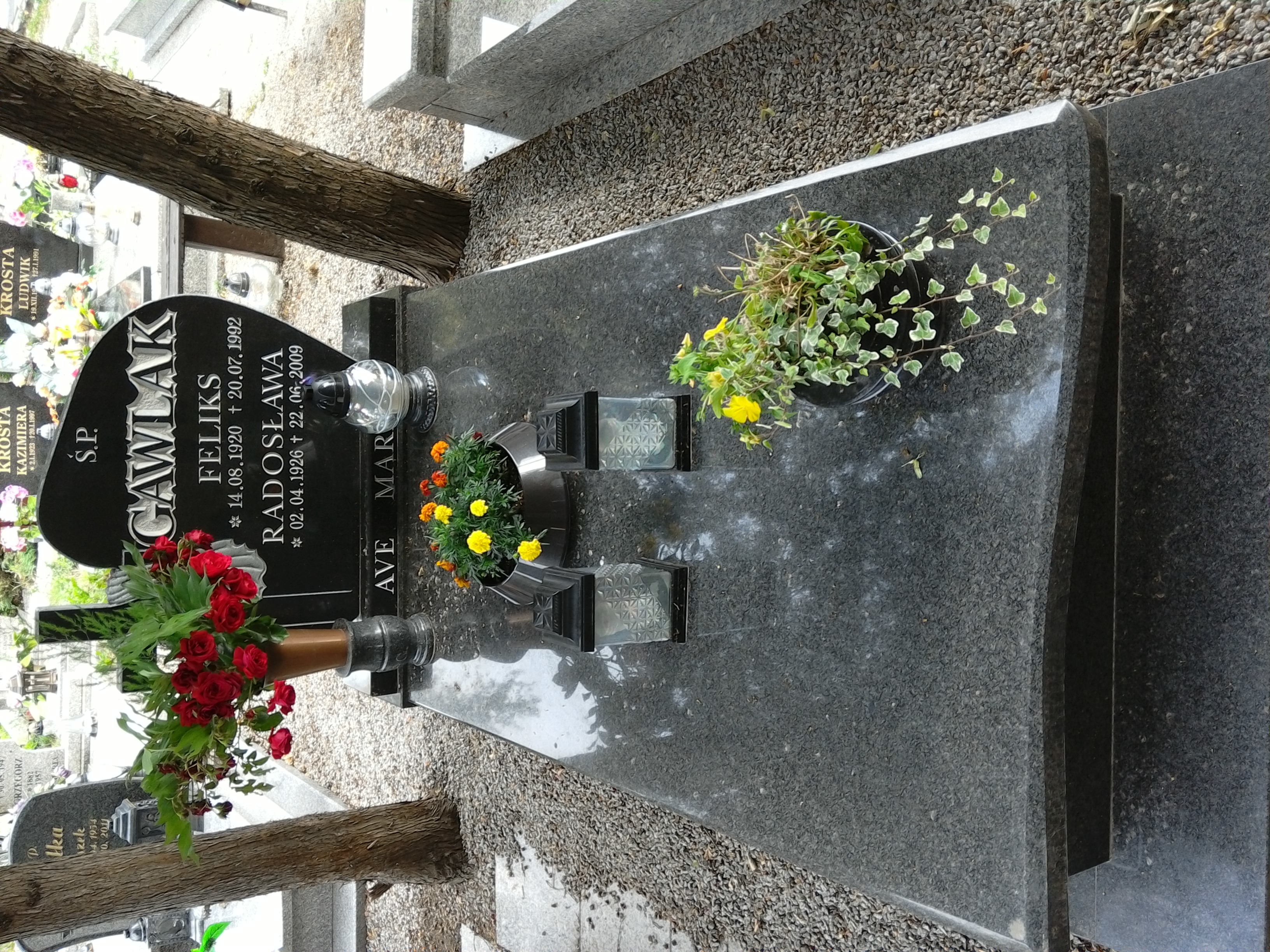 Grób Radosława Gawlak