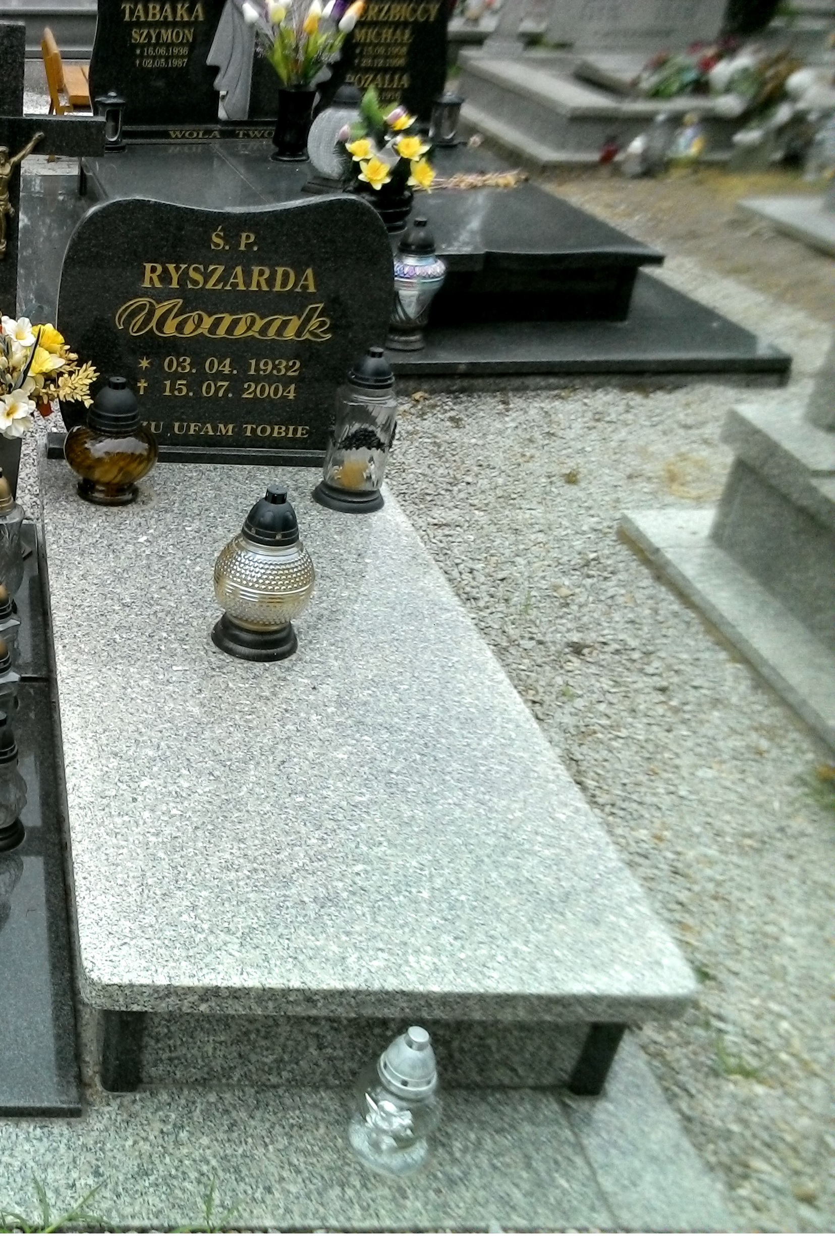 Grób Ryszarda Nowak