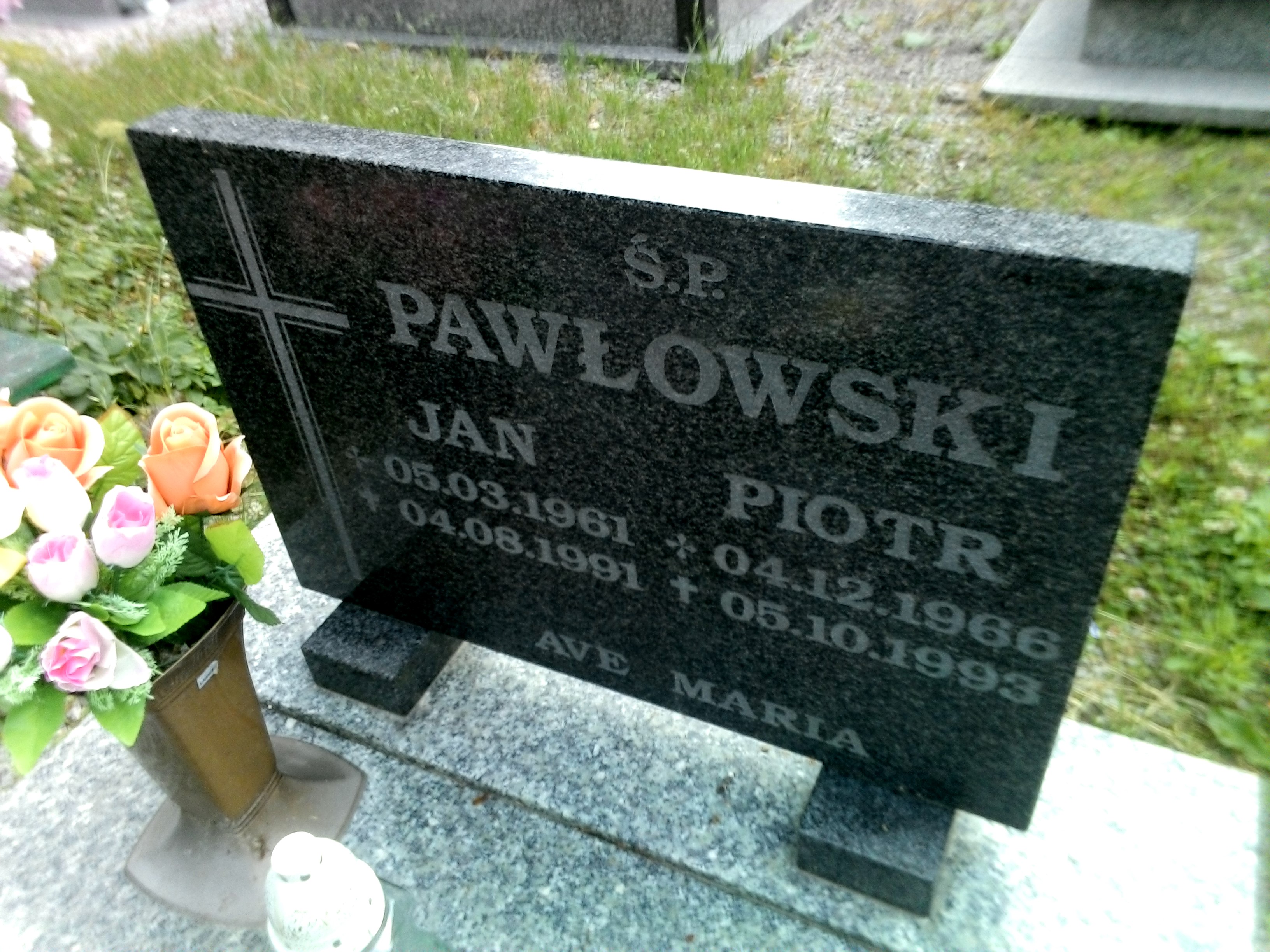 Piotr Pawłowski 1966 Strzegom - Grobonet - Wyszukiwarka osób pochowanych