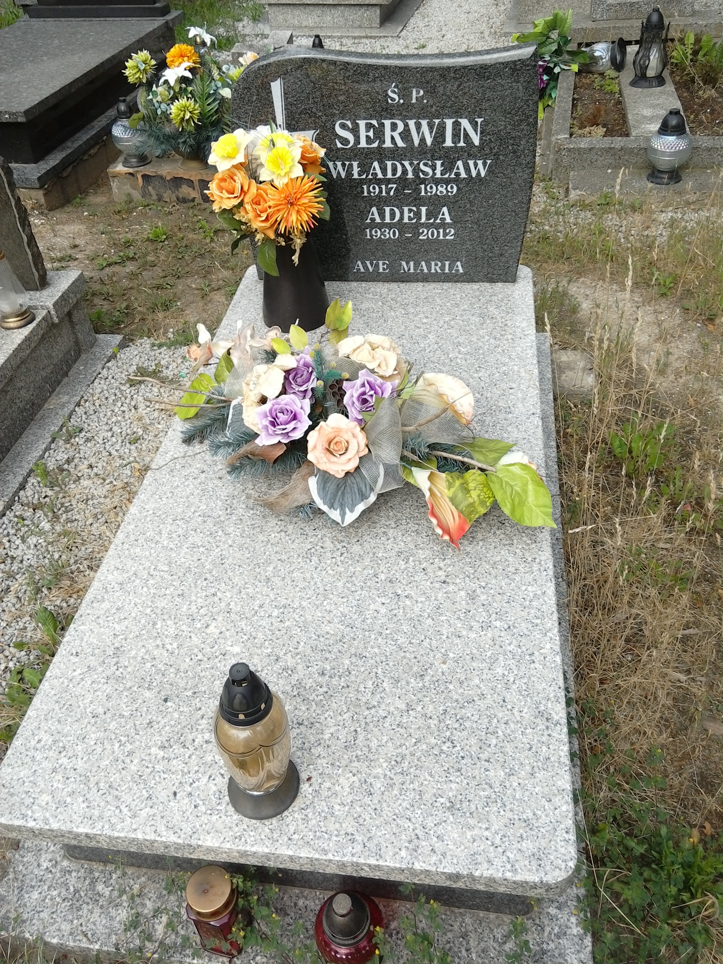 Adela Serwin 1930 Strzegom - Grobonet - Wyszukiwarka osób pochowanych