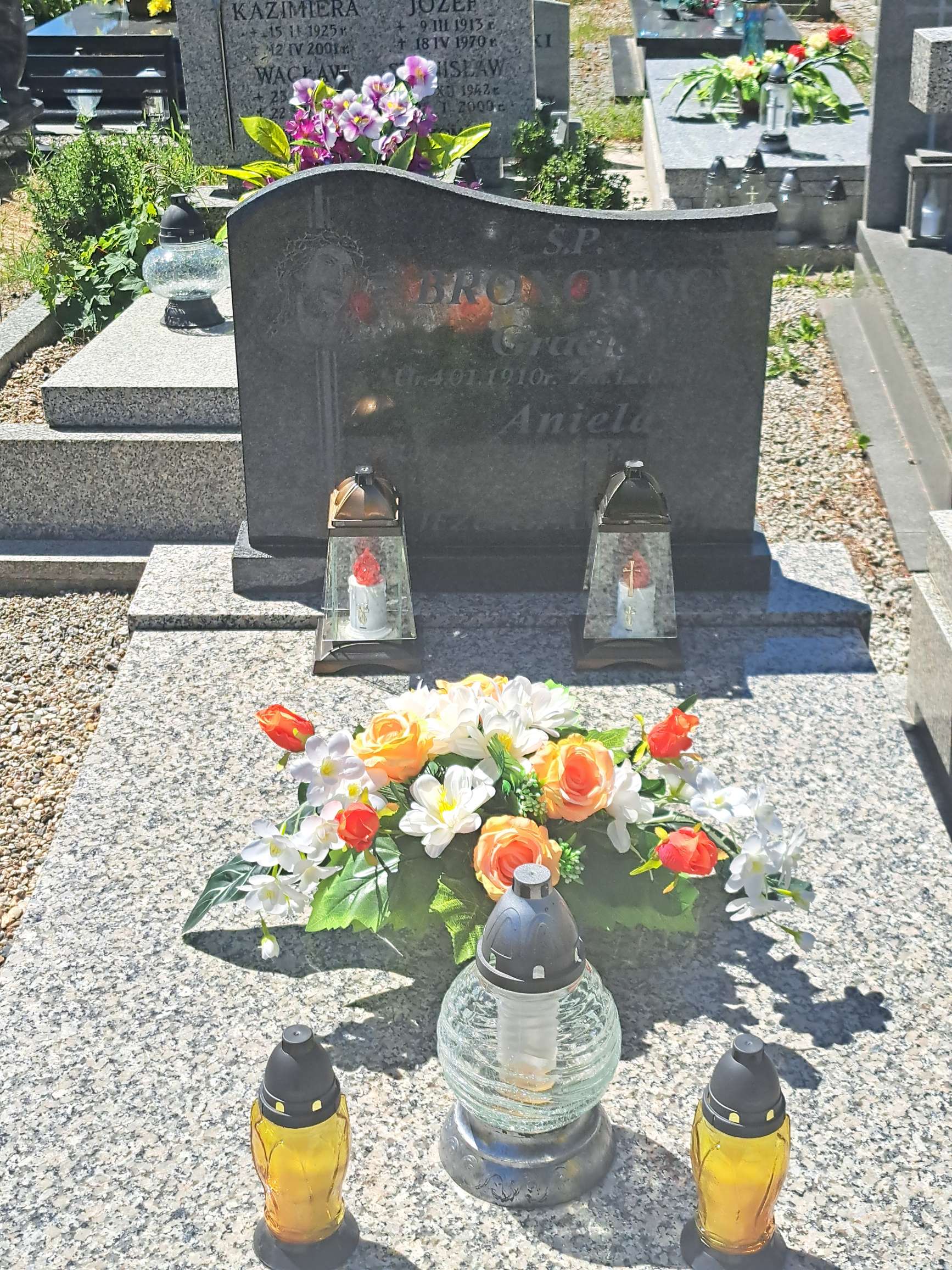 Grób Aniela Bronowska