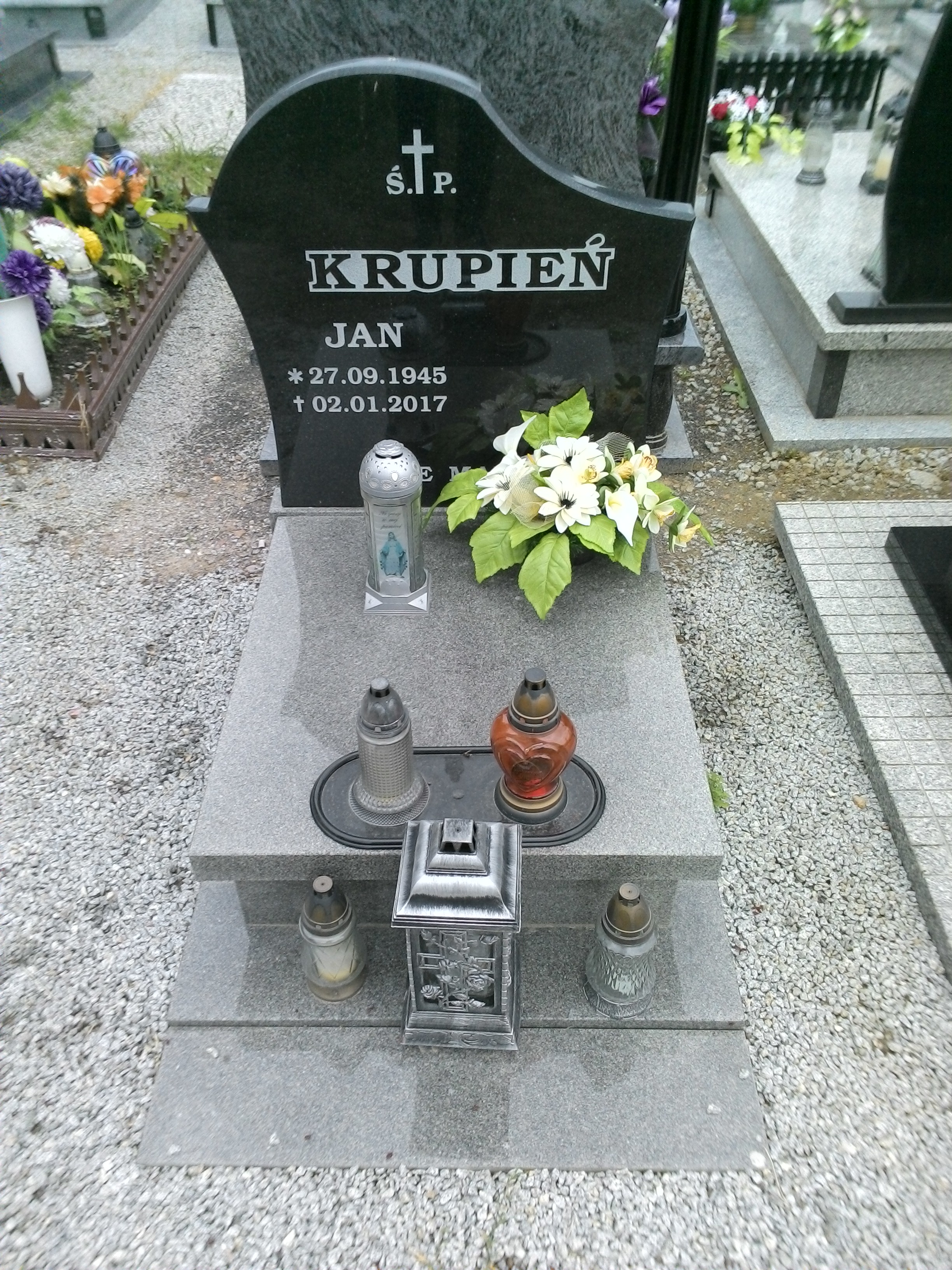 Grób Jan Krupień