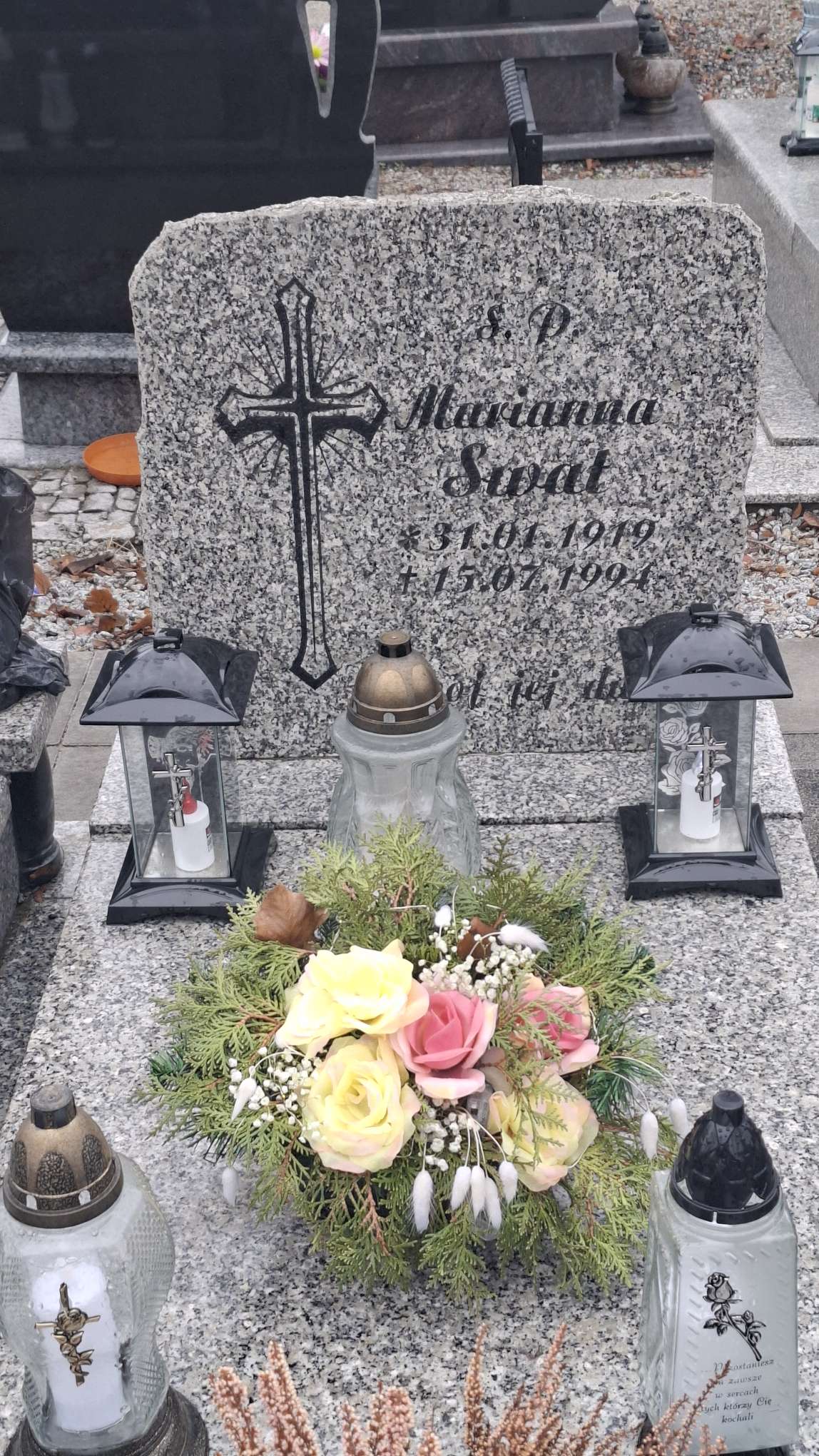 Grób Marianna Swat Sosnowska