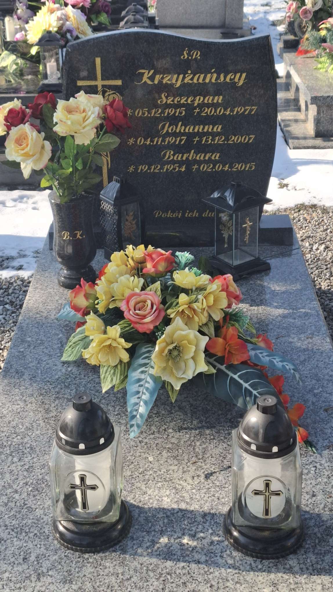 Grób Barbara Krzyżańska