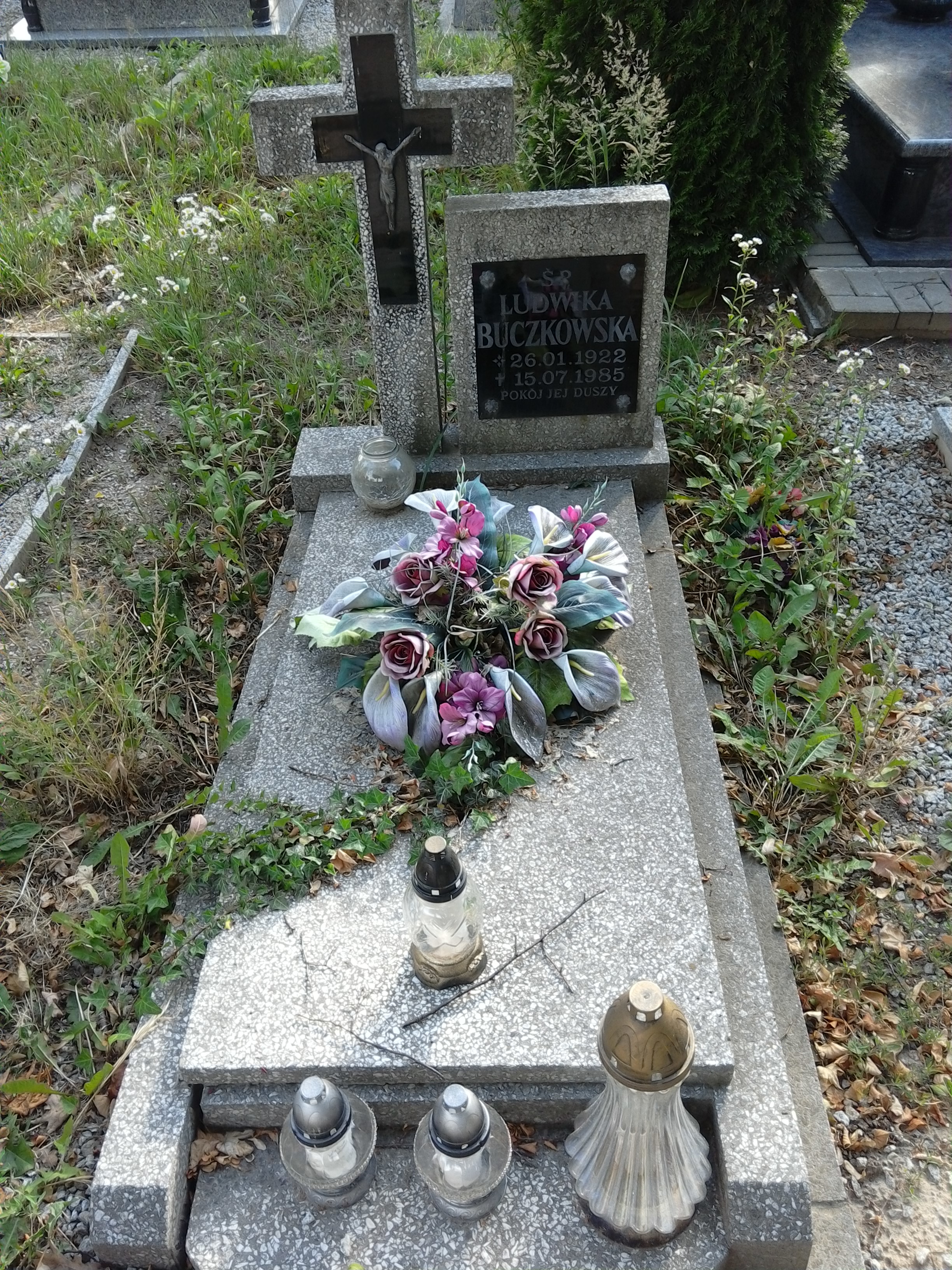 Grób Ludwika Buczkowska