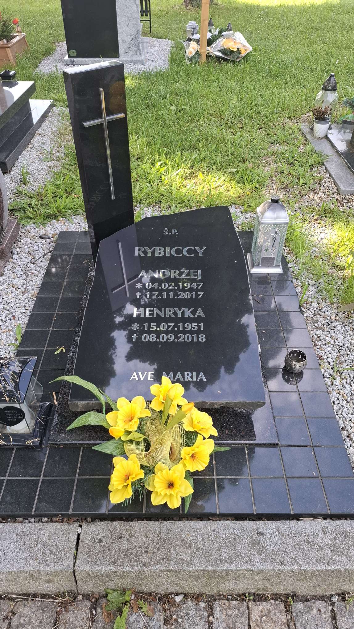 Grób Henryka Elzbieta Rybicka