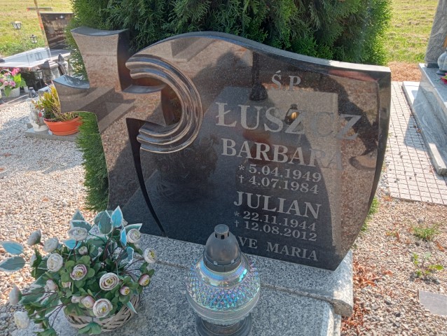 Barbara Łuszcz 1949 Strzegom - Grobonet - Wyszukiwarka osób pochowanych